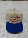 LOVES JESUS AND AMERICA TOO