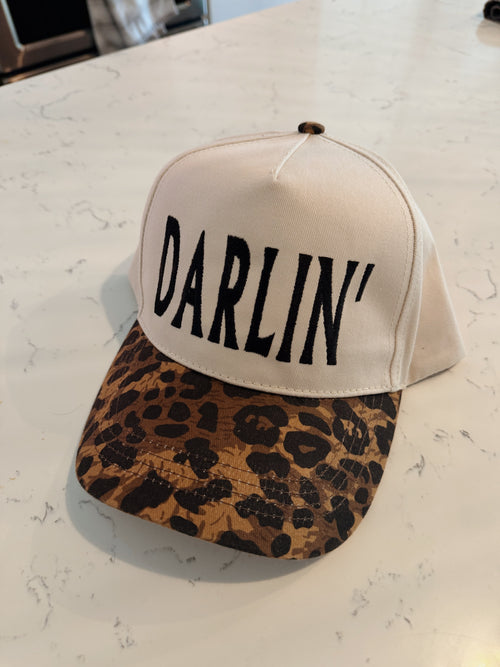 DARLIN’ in leopard print ￼